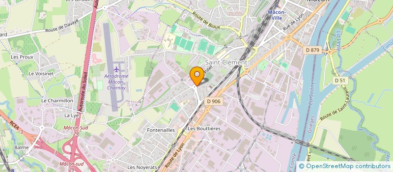 localisation de l'entreprise OZER à MACON