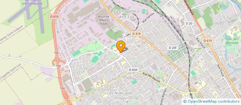 localisation de l'entreprise OZER à LA CHAPELLE-SAINT-LUC