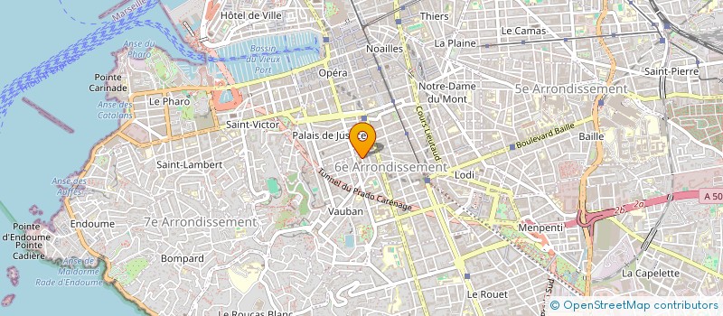 localisation de l'entreprise OZER DALIM SOCIETE CULTUELLE DE BIENFAISANCE à MARSEILLE
