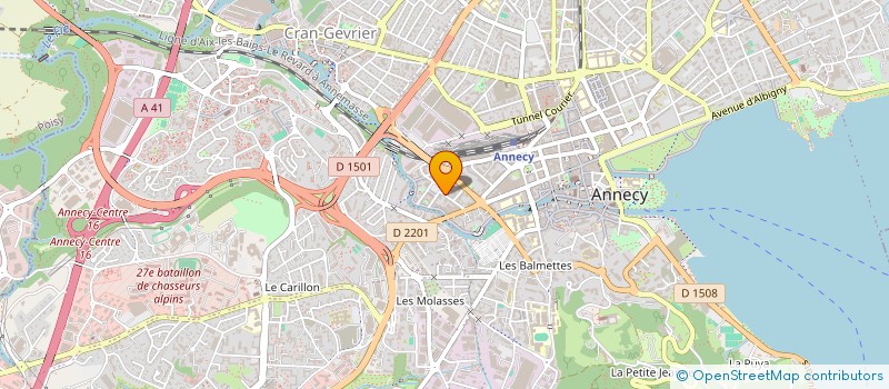 localisation de l'entreprise OZER ISMAIL à ANNECY