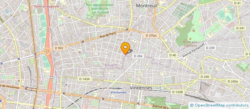 localisation de l'entreprise OZER STYLE à MONTREUIL