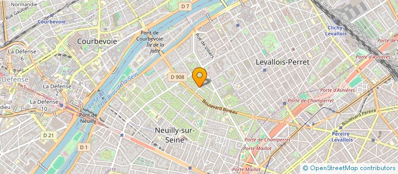 localisation de l'entreprise OZERWAY à NEUILLY-SUR-SEINE
