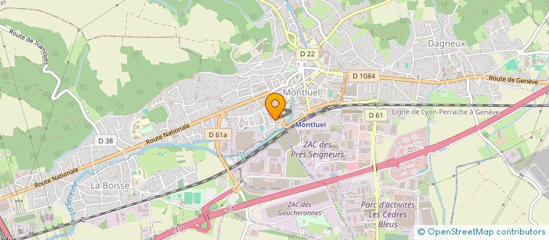 localisation de l'entreprise OZES+ à MONTLUEL
