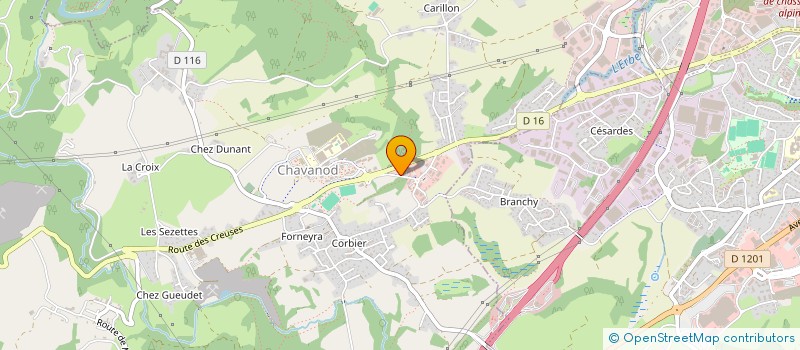 localisation de l'entreprise OZESPACE  CHAVANOD