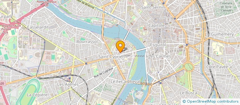 localisation de l'entreprise OZETRE à TOULOUSE
