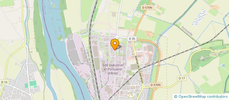 localisation de l'entreprise OZEUS à ARLES
