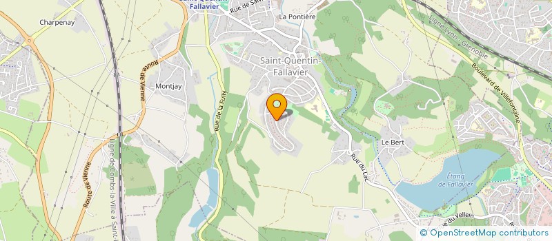 localisation de l'entreprise OZF  SAINT-QUENTIN-FALLAVIER