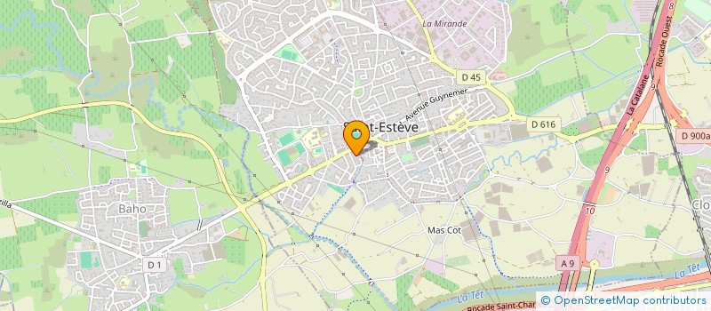 localisation de l'entreprise OZFER à SAINT-ESTEVE