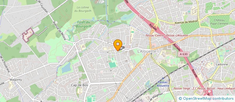 localisation de l'entreprise OZGUL 33 à PESSAC