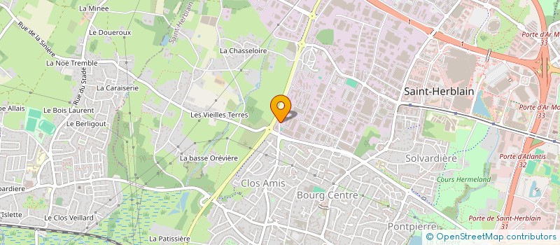 localisation de l'entreprise OZGUR 1  SAINT-HERBLAIN