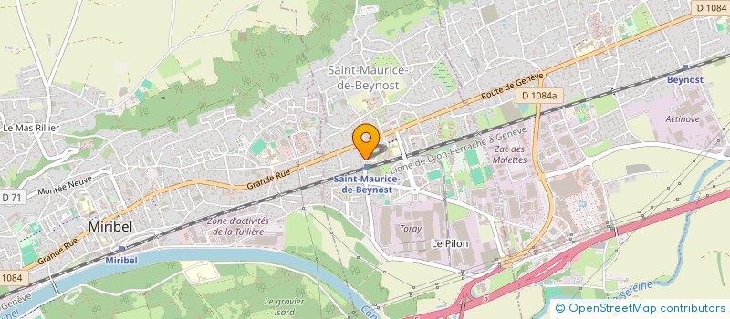 localisation de l'entreprise OZHAN à SAINT-MAURICE-DE-BEYNOST