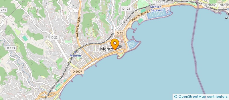 localisation de l'entreprise OZI à MENTON