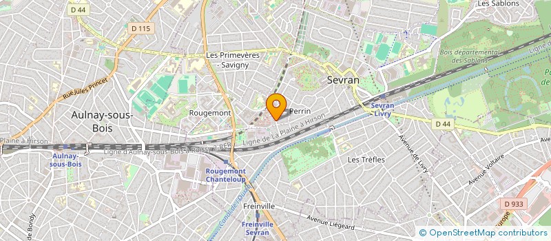 localisation de l'entreprise OZI BAT  SEVRAN