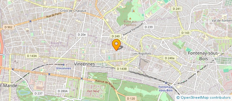 localisation de l'entreprise OZI FAMILY à VINCENNES