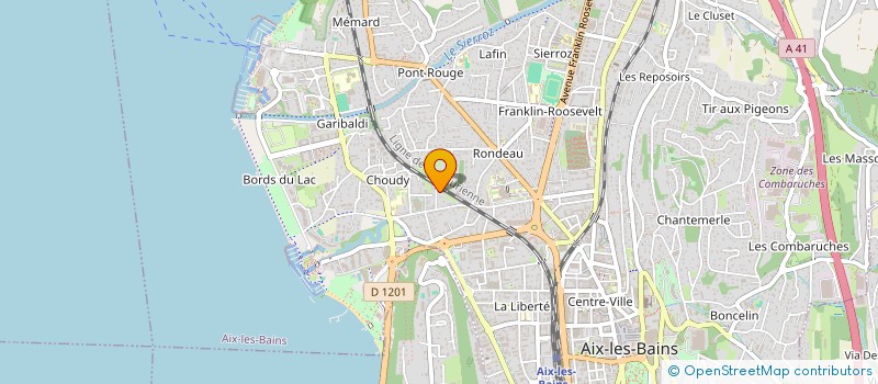 localisation de l'entreprise OZI ICE DREAM  AIX-LES-BAINS