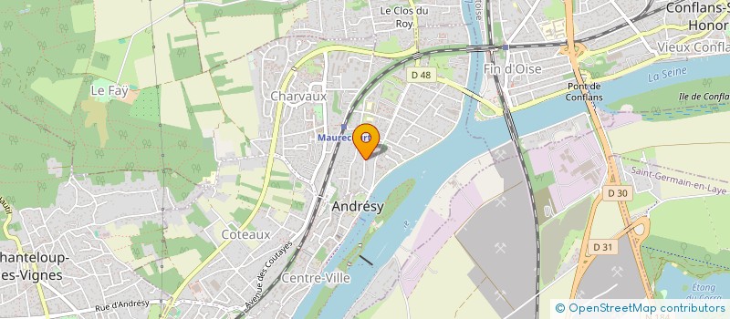 localisation de l'entreprise OZIA COMMUNICATION  ANDRESY