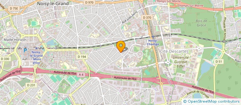 localisation de l'entreprise OZIANE  NOISY-LE-GRAND