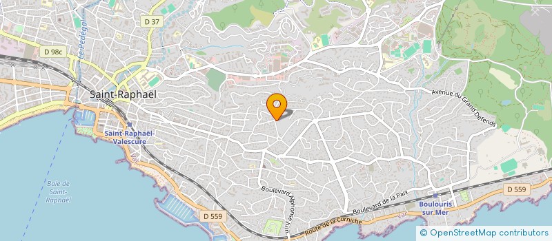 localisation de l'entreprise OZIGO à SAINT-RAPHAEL
