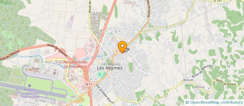 localisation de l'entreprise OZINE à LES ABYMES