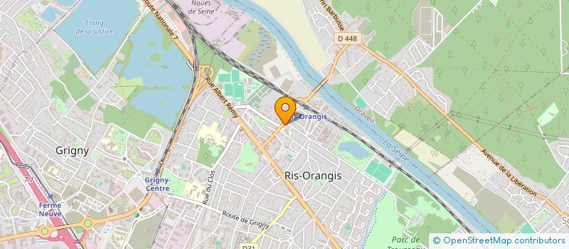 localisation de l'entreprise OZIRIS à RIS-ORANGIS