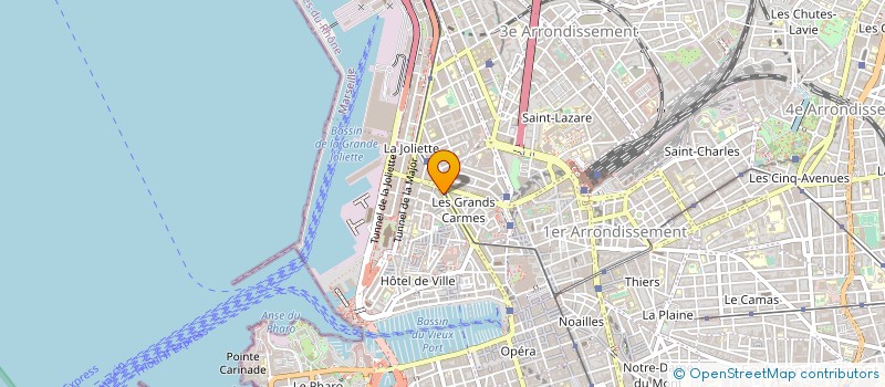 localisation de l'entreprise OZIRIS OPTIQUE REPUBLIQUE  MARSEILLE