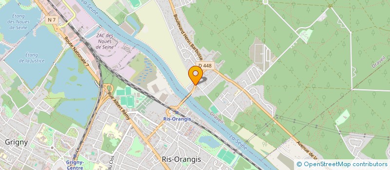localisation de l'entreprise OZK 91 à DRAVEIL