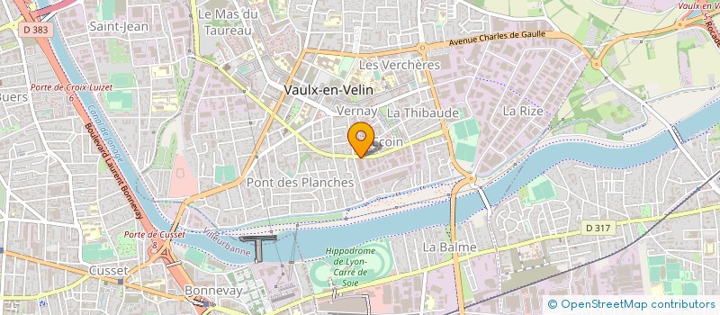 localisation de l'entreprise OZKA à VAULX-EN-VELIN