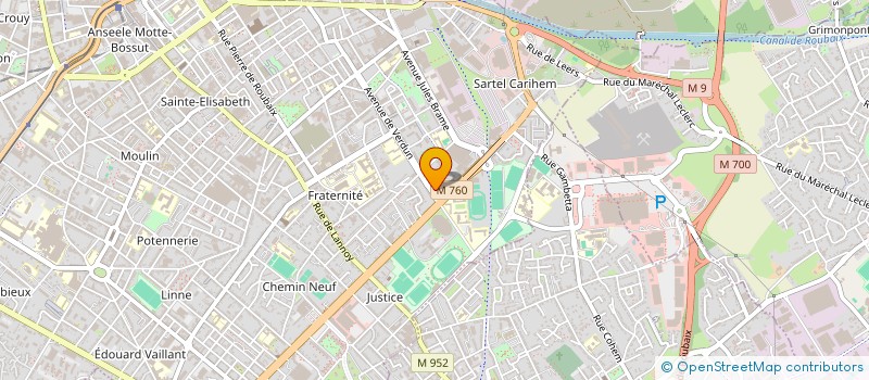 localisation de l'entreprise OZKAN DECORATION à ROUBAIX