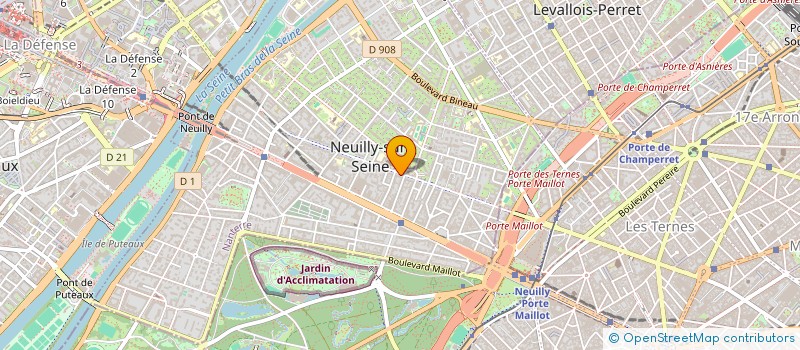 localisation de l'entreprise OZKAN HOLDING à NEUILLY-SUR-SEINE