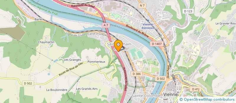 localisation de l'entreprise OZKAN SAD  SAINT-ROMAIN-EN-GAL