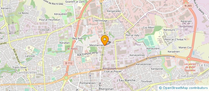 localisation de l'entreprise OZKAR à BREST