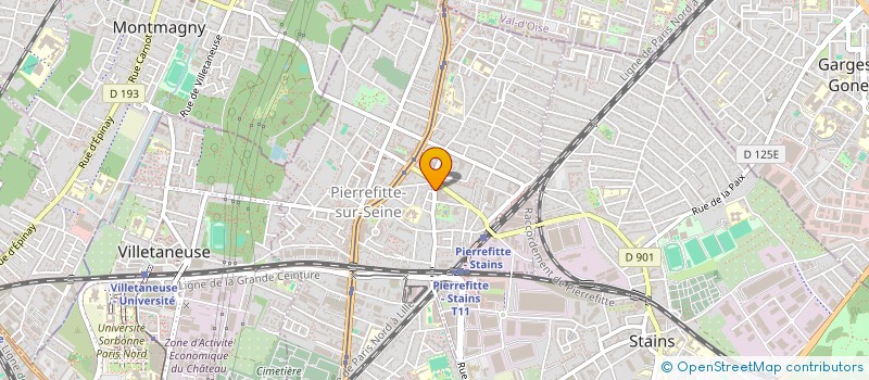 localisation de l'entreprise OZKI  PIERREFITTE-SUR-SEINE