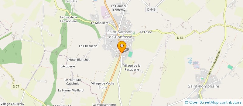 localisation de l'entreprise OZLANDES  BOURGVALLEES