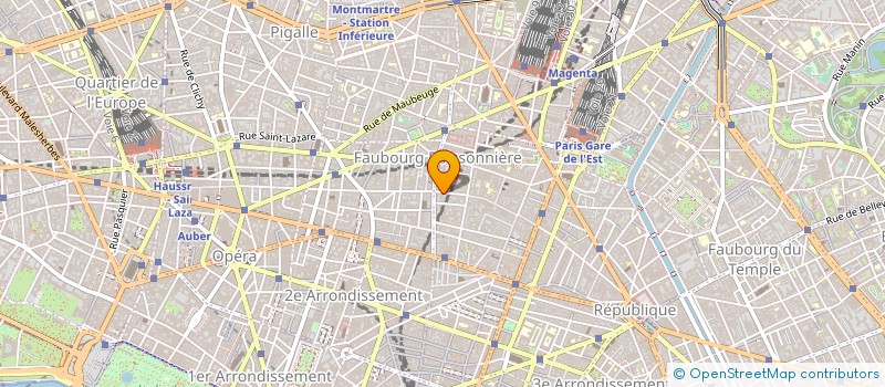 localisation de l'entreprise OZLEM SNACK à PARIS