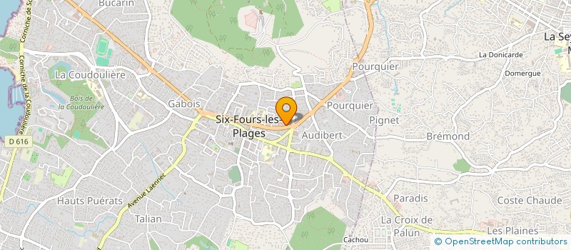 localisation de l'entreprise OZMIR à SIX-FOURS-LES-PLAGES