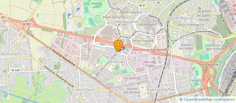 localisation de l'entreprise OZMO STRASS à STRASBOURG