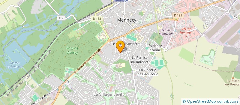 localisation de l'entreprise OZMOSE à MENNECY