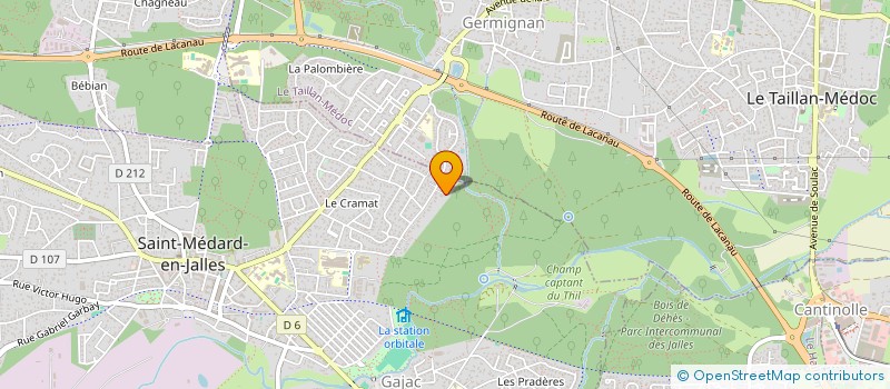 localisation de l'entreprise OZMOSIA  LE HAILLAN