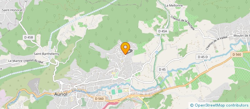 localisation de l'entreprise OZNE  AURIOL