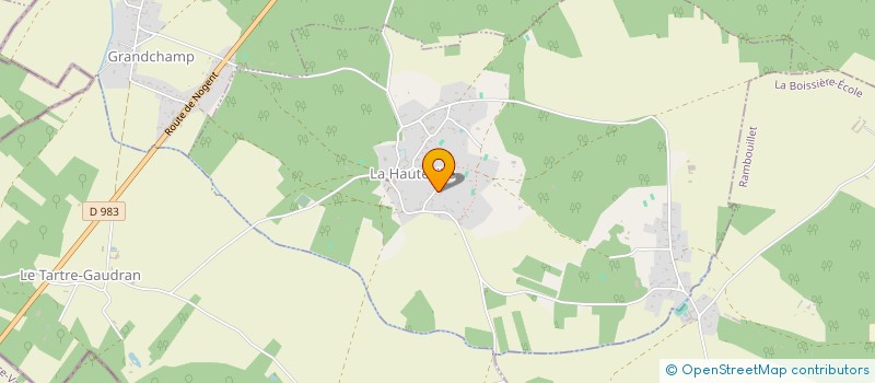 localisation de l'entreprise OZO DISTRIBUTION  LA HAUTEVILLE