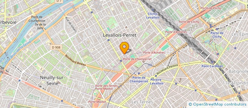 localisation de l'entreprise OZO GRILL à LEVALLOIS-PERRET