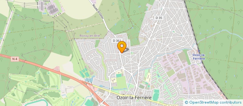 localisation de l'entreprise OZOIR CLUB GYMNASTIQUE RYTHMIQUE à OZOIR-LA-FERRIERE