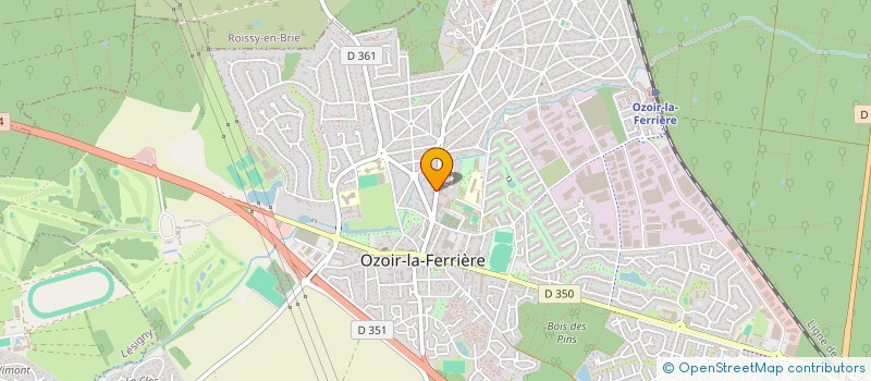 localisation de l'entreprise OZOIR COIFFURE à OZOIR-LA-FERRIERE