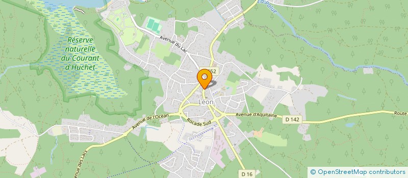 localisation de l'entreprise OZON CHRISTOPHE à LEON