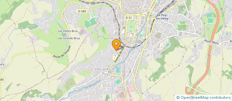 localisation de l'entreprise OZON INTEGRAL  VALS-PRES-LE-PUY