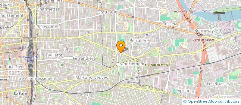 localisation de l'entreprise OZON IPBI à VILLEURBANNE