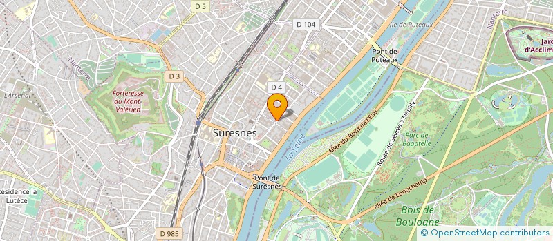 localisation de l'entreprise OZONE à SURESNES