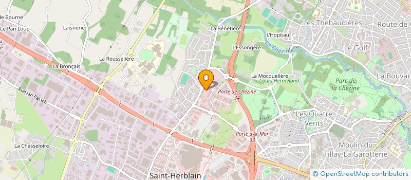 localisation de l'entreprise OZONE à SAINT-HERBLAIN