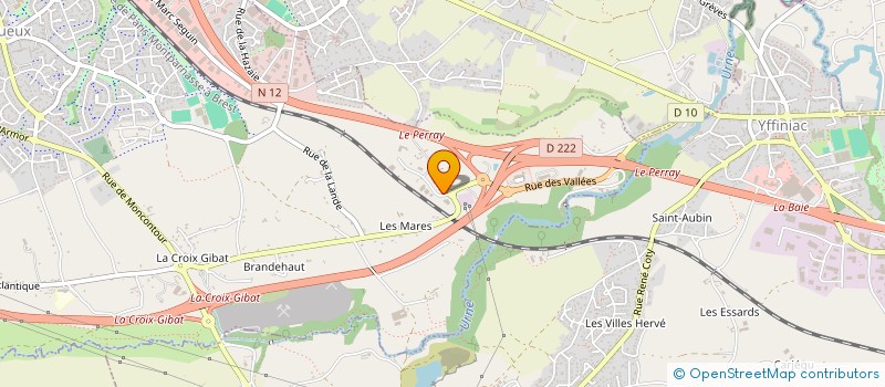 localisation de l'entreprise OZONERGIES à TREGUEUX