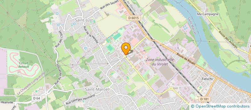 localisation de l'entreprise OZONEX à SAINT-MARCEL